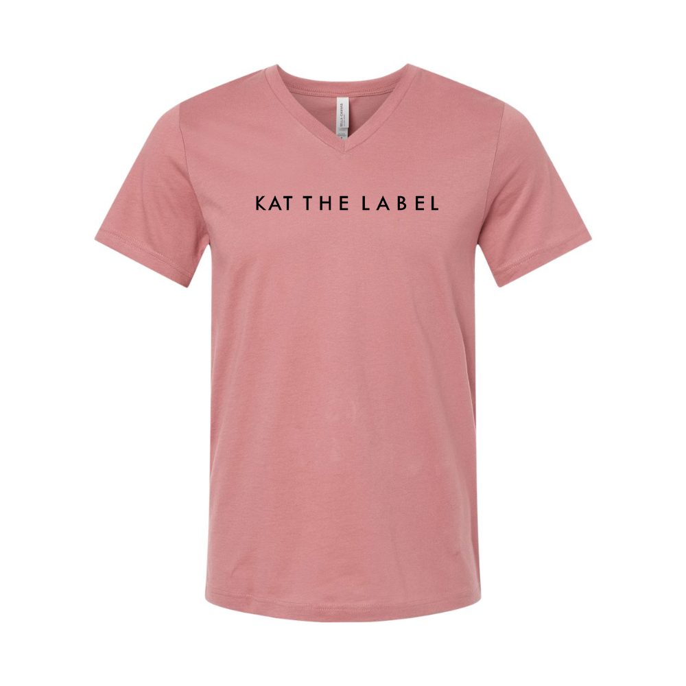 Kat The Label BELLA CANVAS - Jersey V-Neck T-Shirt