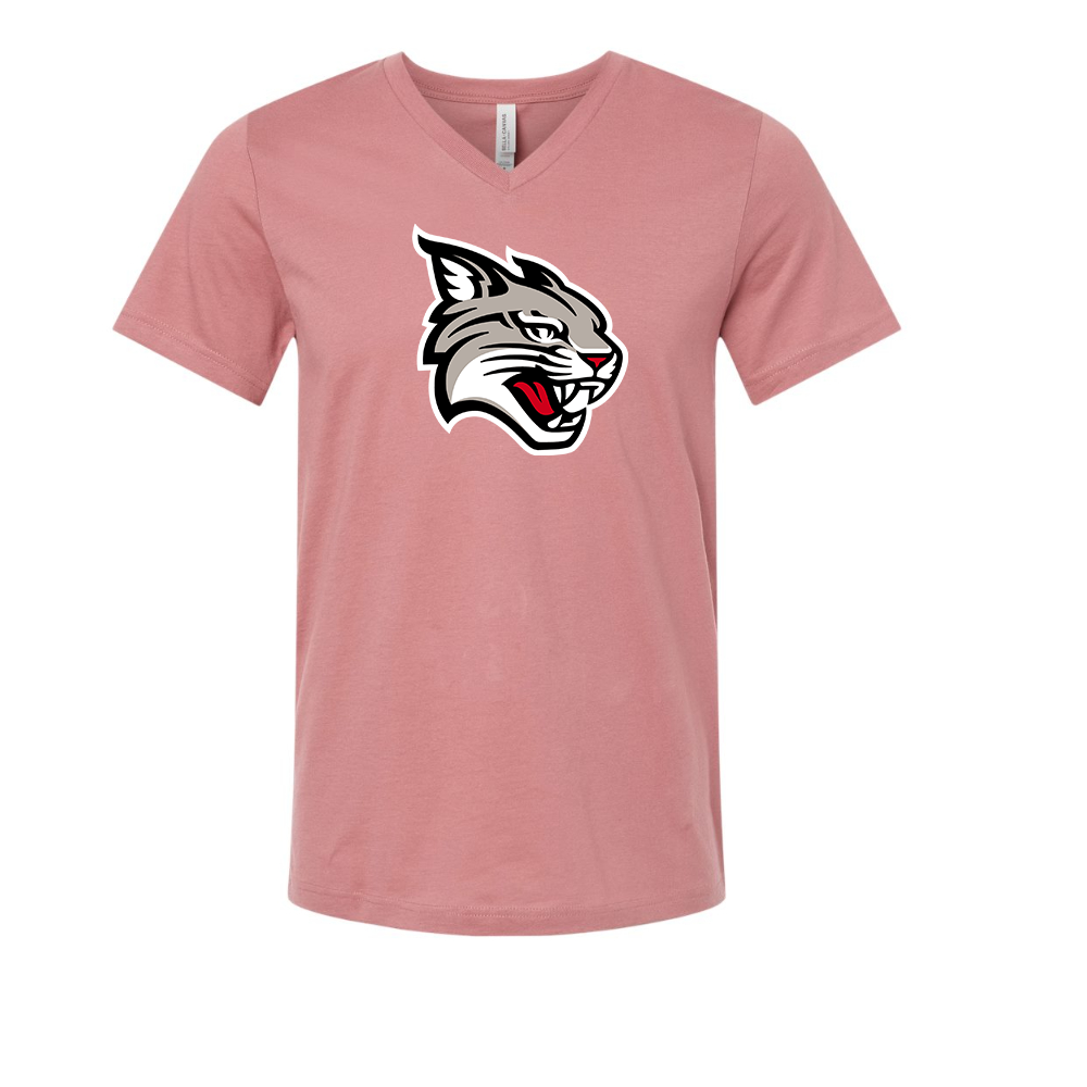 Davidson Wildcats BELLA CANVAS - Jersey V-Neck T-Shirt