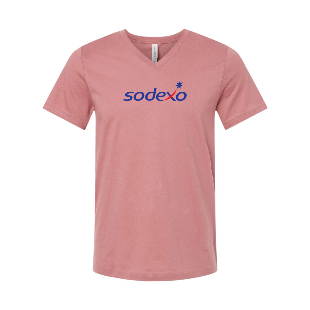 Sodexo BELLA CANVAS - Jersey V-Neck T-Shirt