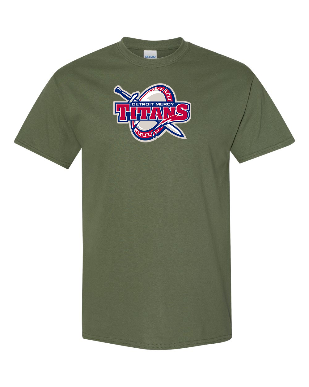 Men's Detroit Titans Gildan Heavy Cotton T-Shirt