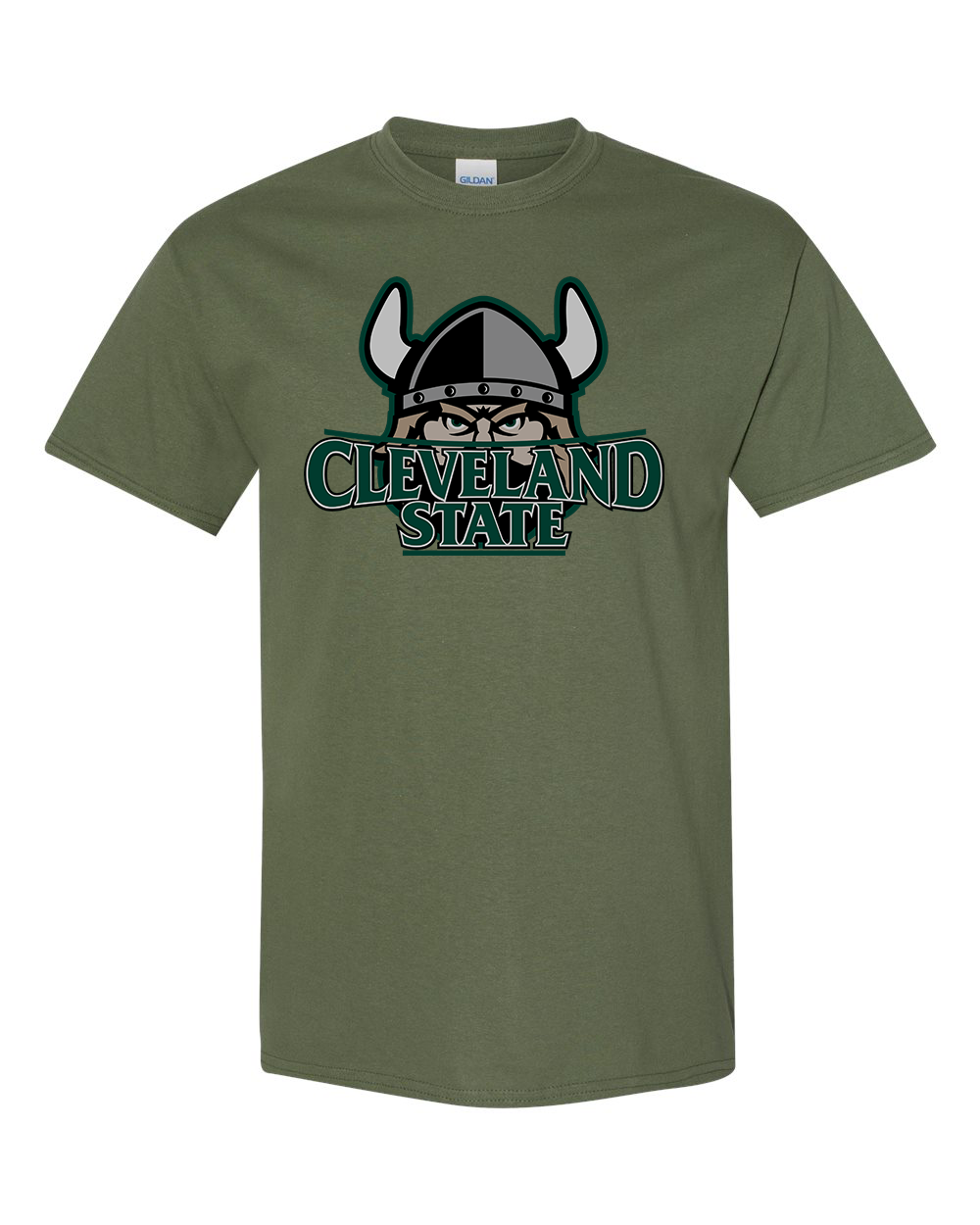 Men's Cleveland State Vikings Gildan Heavy Cotton T-Shirt
