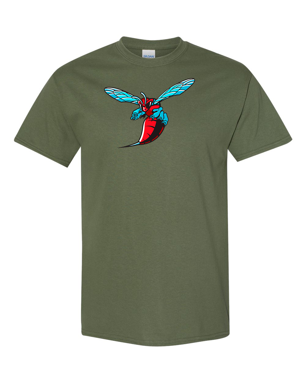 Men's Delaware State Hornets Gildan Heavy Cotton T-Shirt