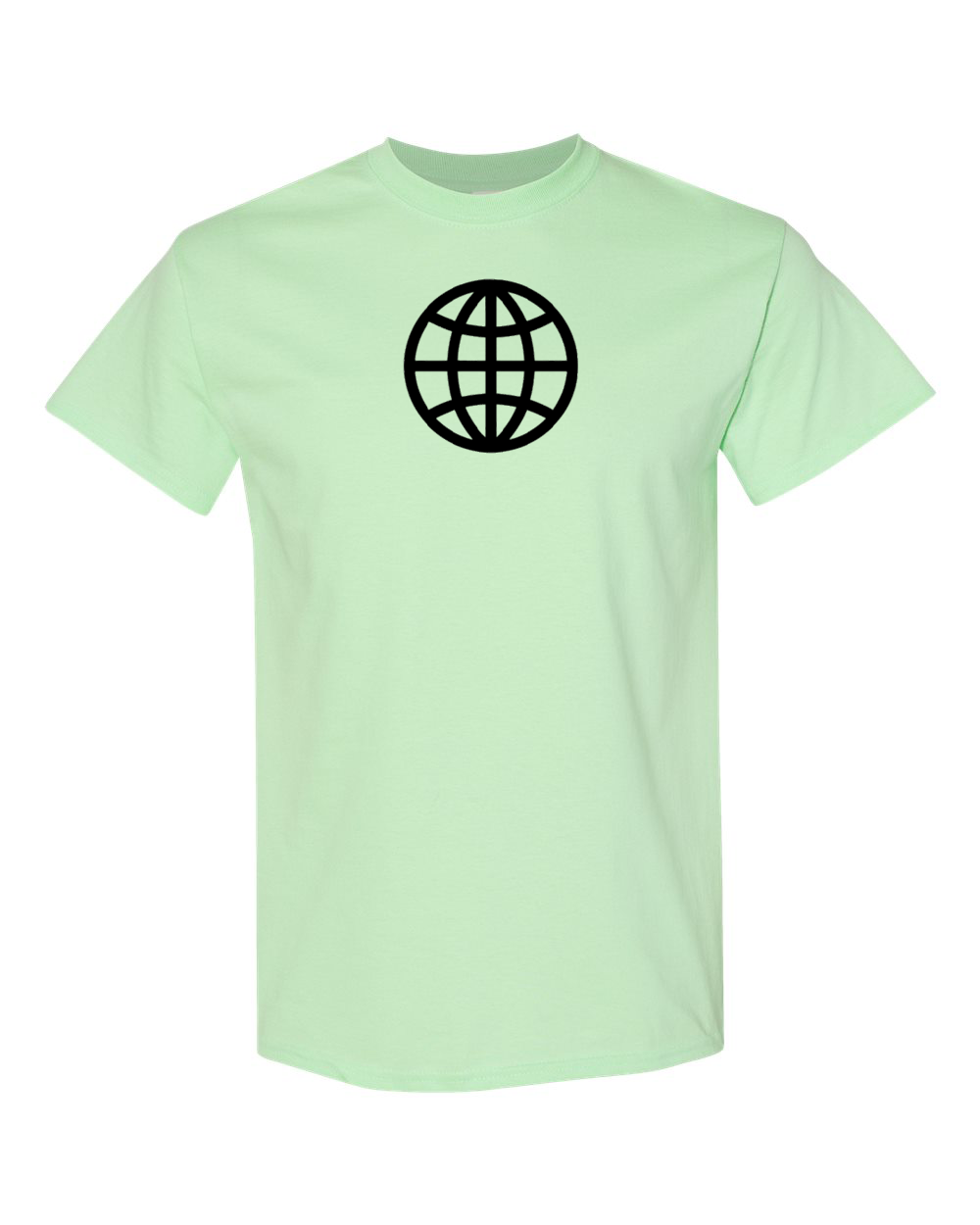 Men's Internet Globe Gildan Heavy Cotton T-Shirt