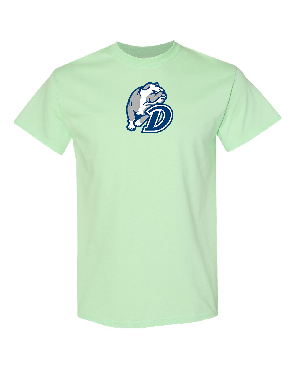 Men's Drake Bulldogs Gildan Heavy Cotton T-Shirt