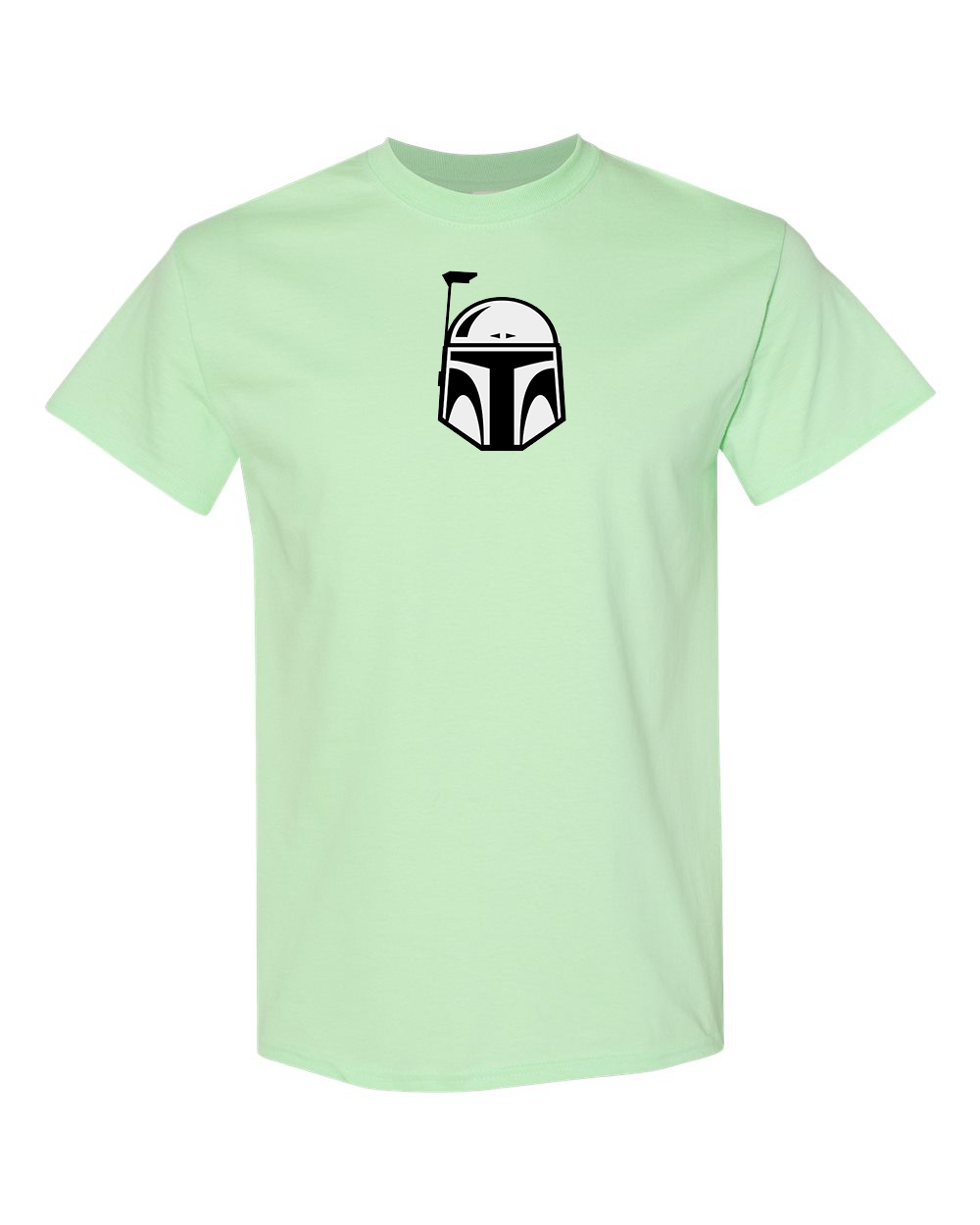 Men's Star Wars Boba Fett Helmet Gildan Heavy Cotton T-Shirt
