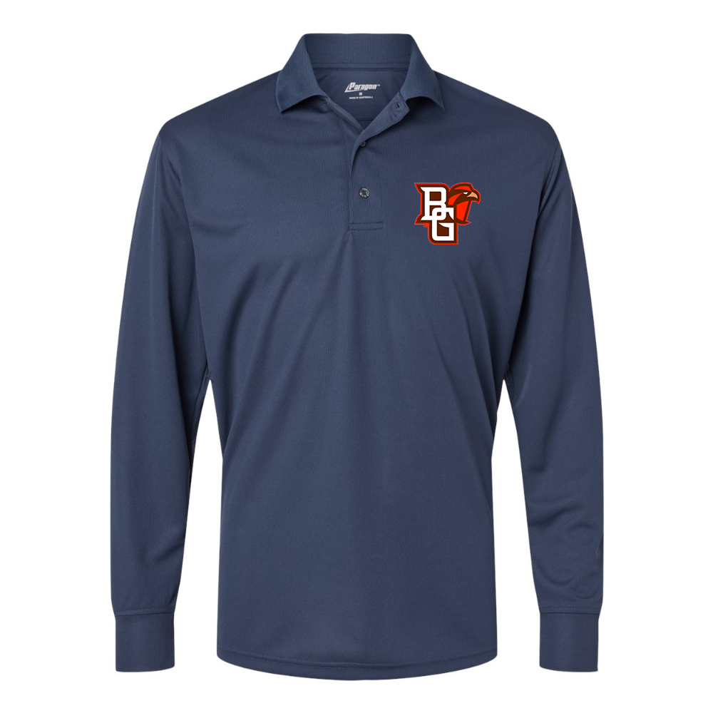 Men's Bowling Green Falcons Paragon Prescott Long Sleeve Polo