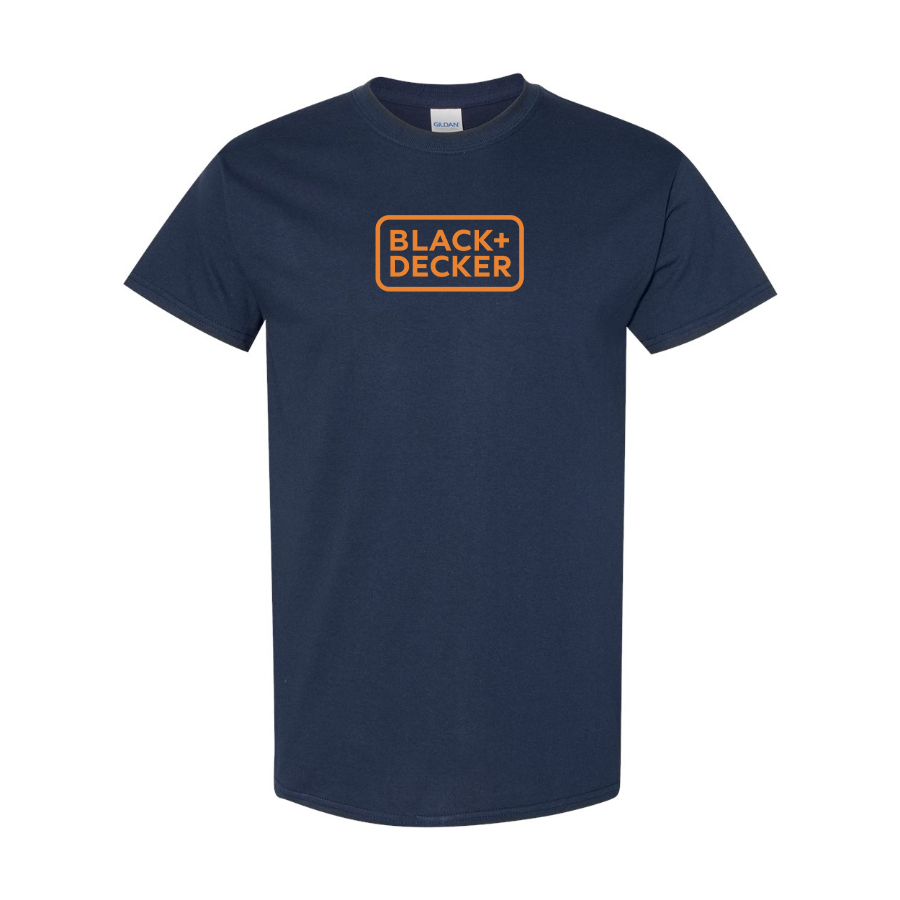 Men's Black Decker Logo Cotton T-Shirt