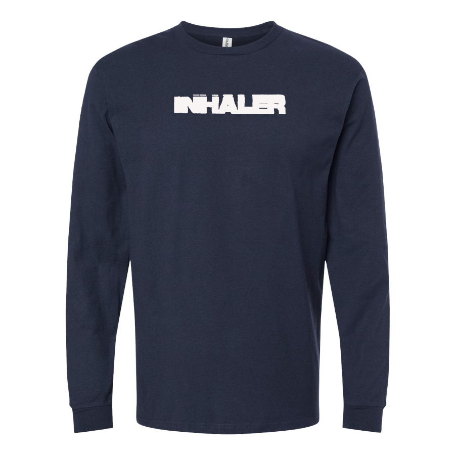 Men's Inhaler Logo Cotton Long Sleeve T-Shirt