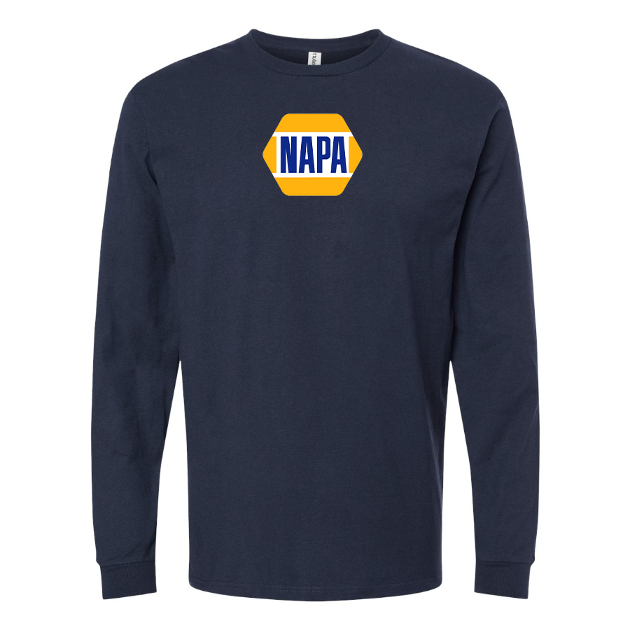 Men's Napa Logo Cotton Long Sleeve T-Shirt