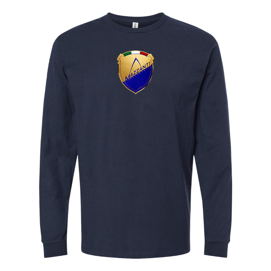 Men's Mazzanti Automobili Logo Cotton Long Sleeve T-Shirt