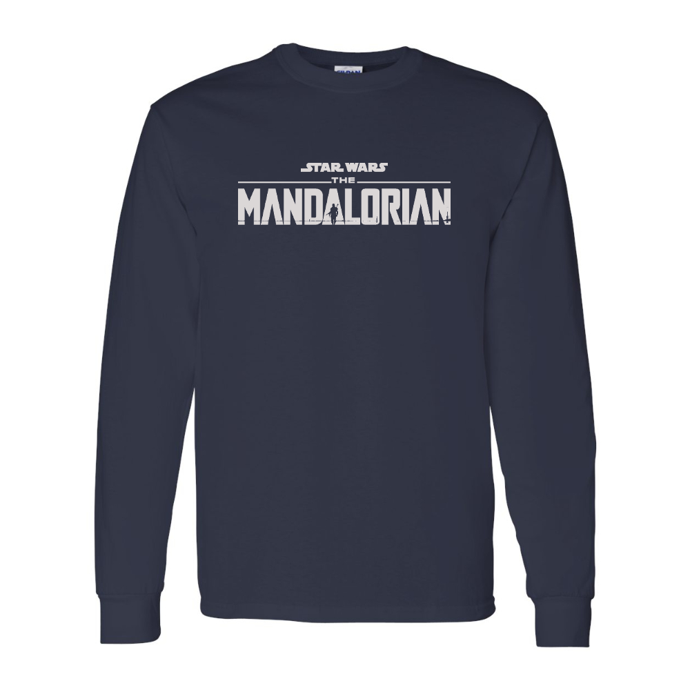 Men's Star Wars The Mandalorian Gildan Heavy Cotton Long Sleeve T-Shirt