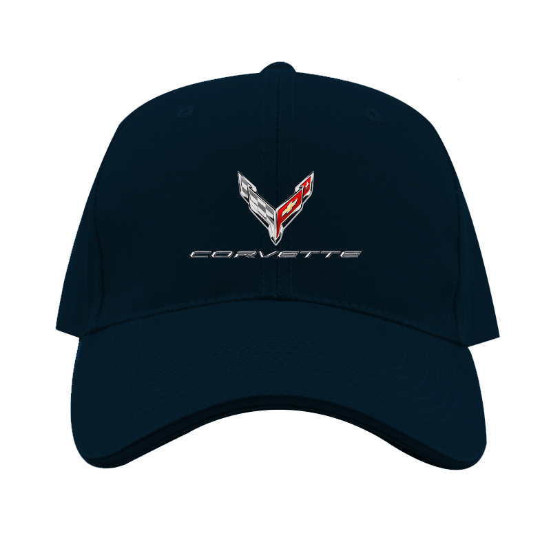 Corvette Logo Dad Baseball Cap Hat