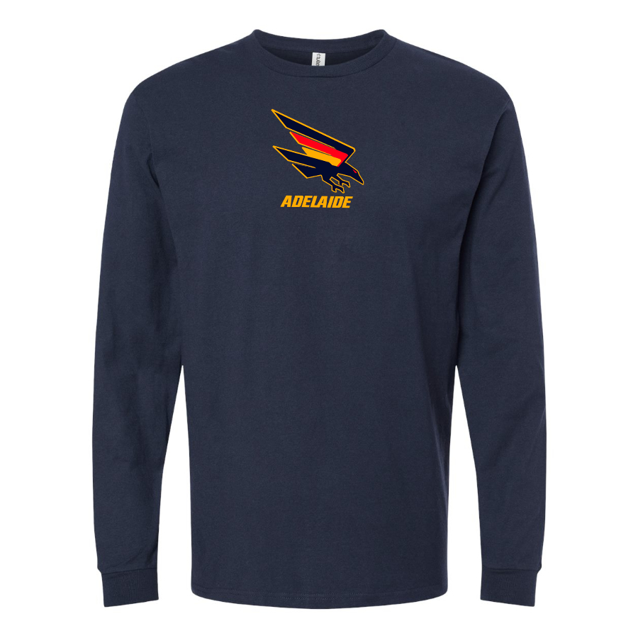 Men's Adelaide Crows Logo Cotton Long Sleeve T-Shirt
