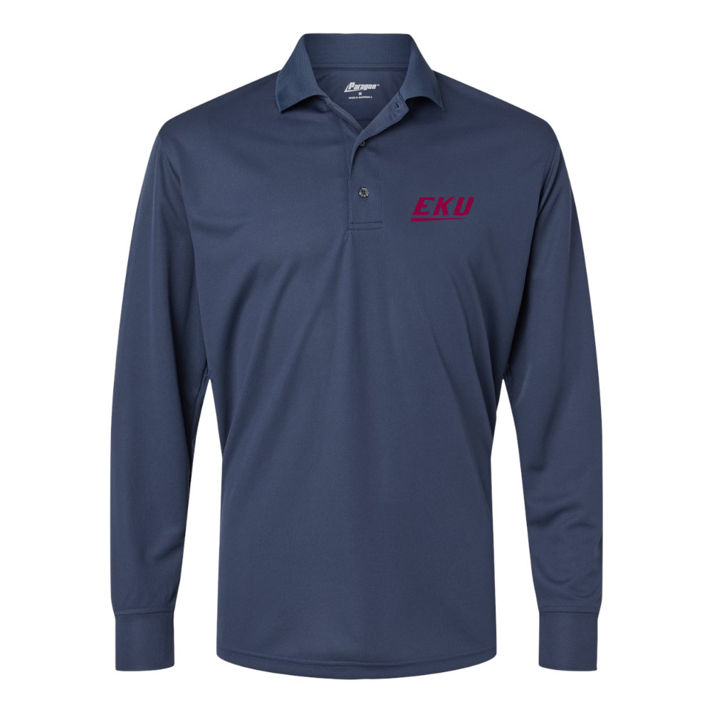Men's Eastern Kentucky Colonels Paragon Prescott Long Sleeve Polo