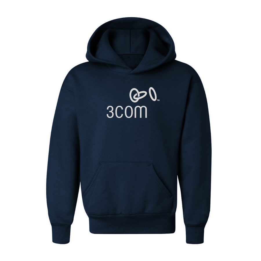 Youth 3Com Logo Pullover Hoodie