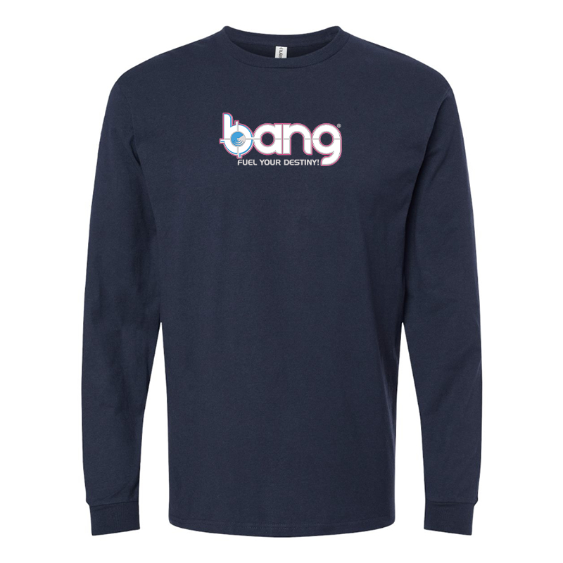 Men's Bang Energy Logo Cotton Long Sleeve T-Shirt