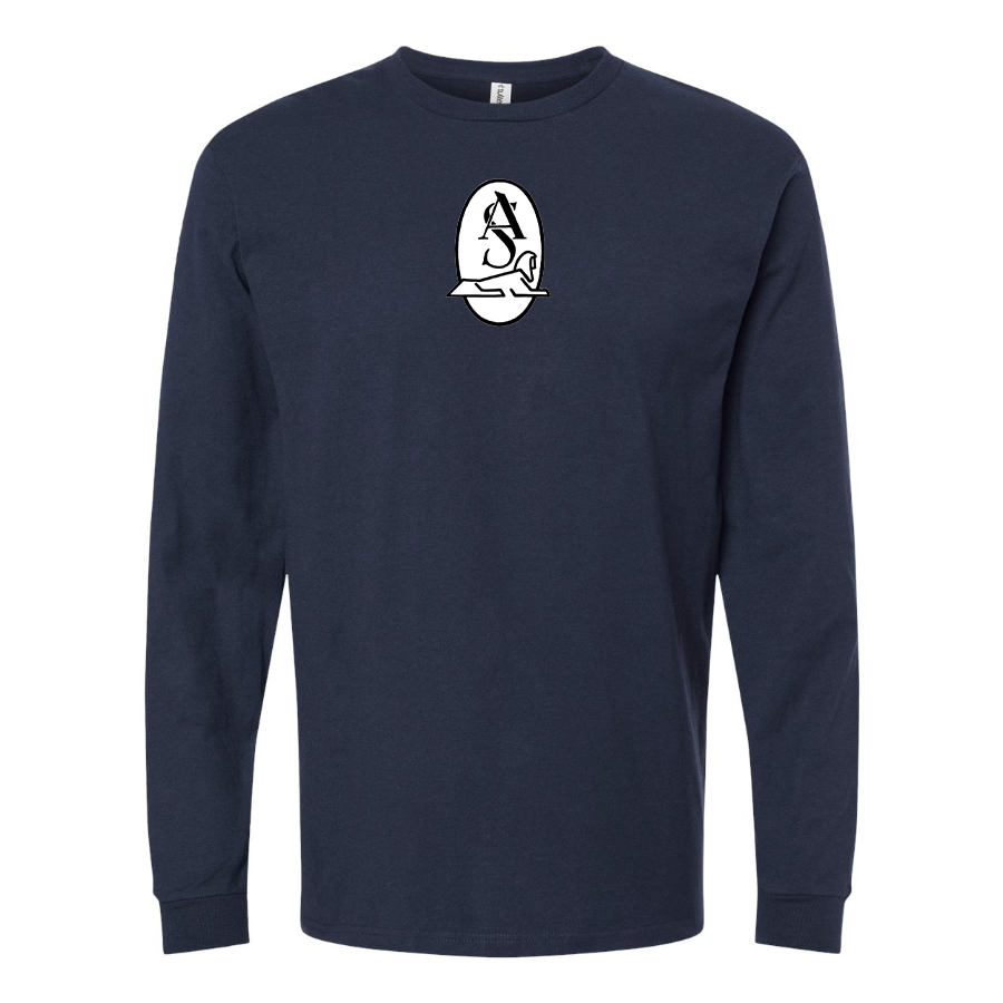Men's Armstrong Siddeley Logo Cotton Long Sleeve T-Shirt