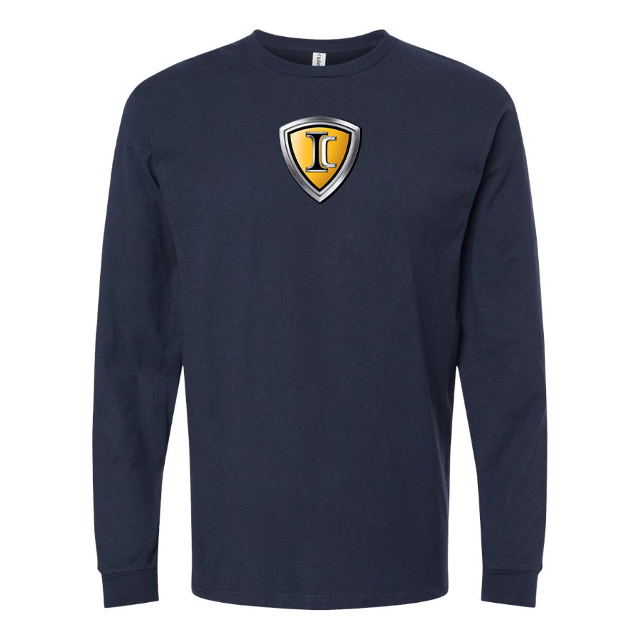 Men's IC Bus Logo Cotton Long Sleeve T-Shirt