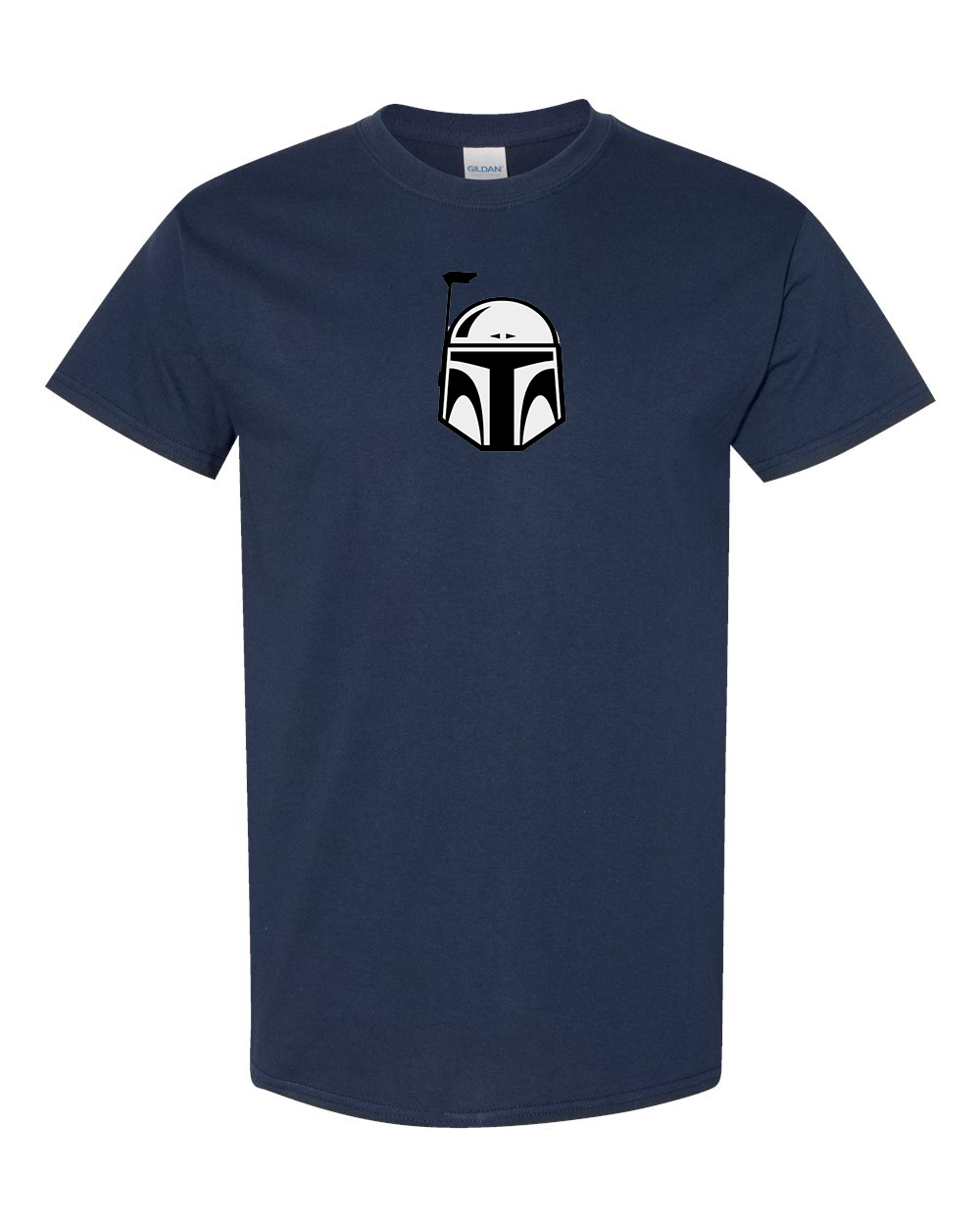 Men's Star Wars Boba Fett Helmet Gildan Heavy Cotton T-Shirt