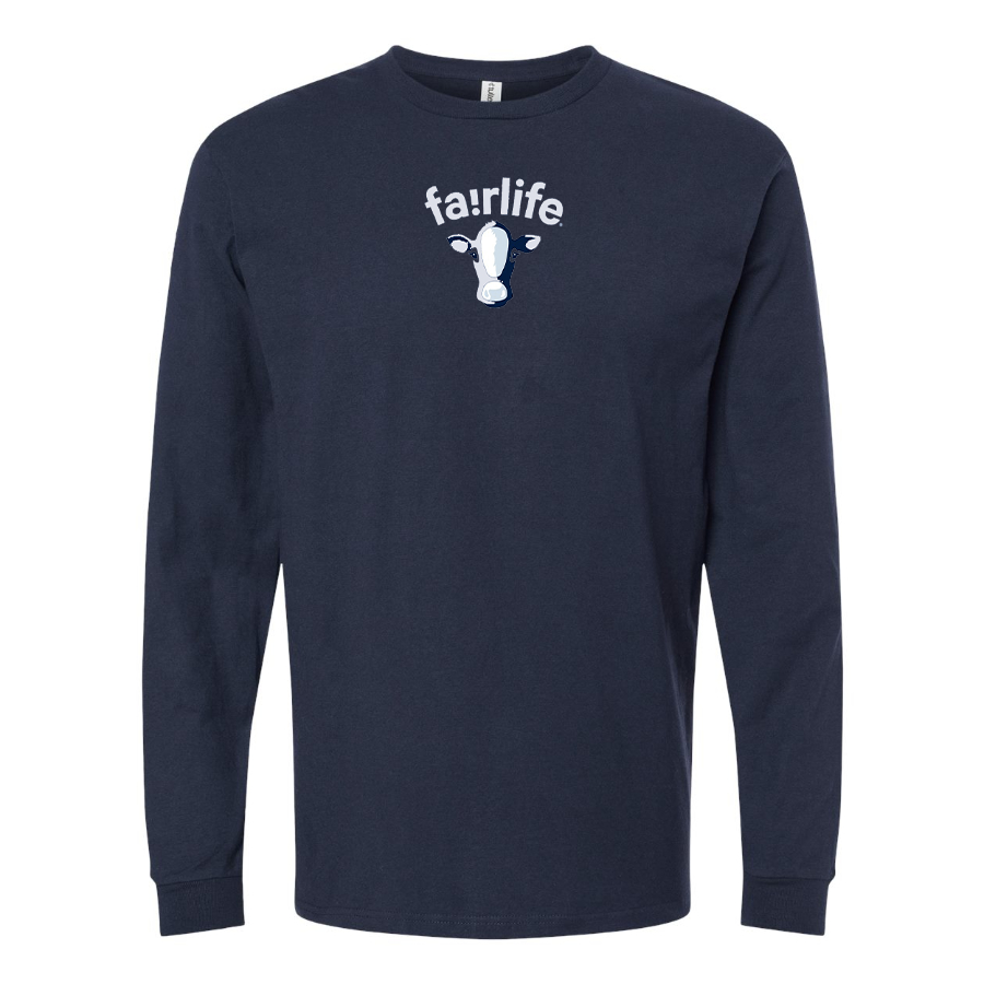 Men's Fairlife Logo Cotton Long Sleeve T-Shirt