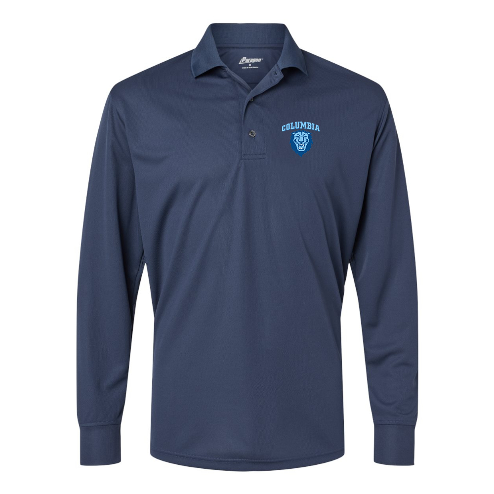 Men's Columbia Lions Paragon Prescott Long Sleeve Polo