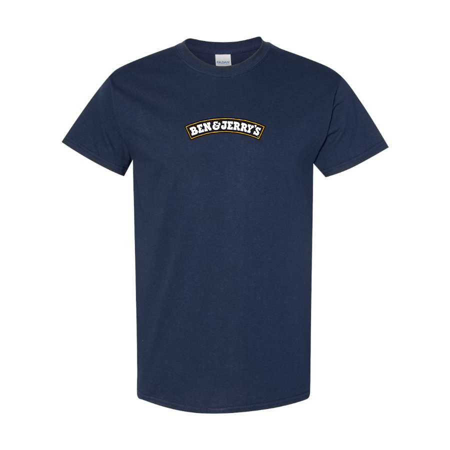 Men's Ben and Jerrys Logo Cotton T-Shirt