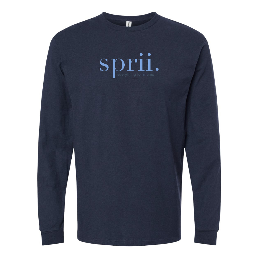 Men's Sprii Logo Cotton Long Sleeve T-Shirt