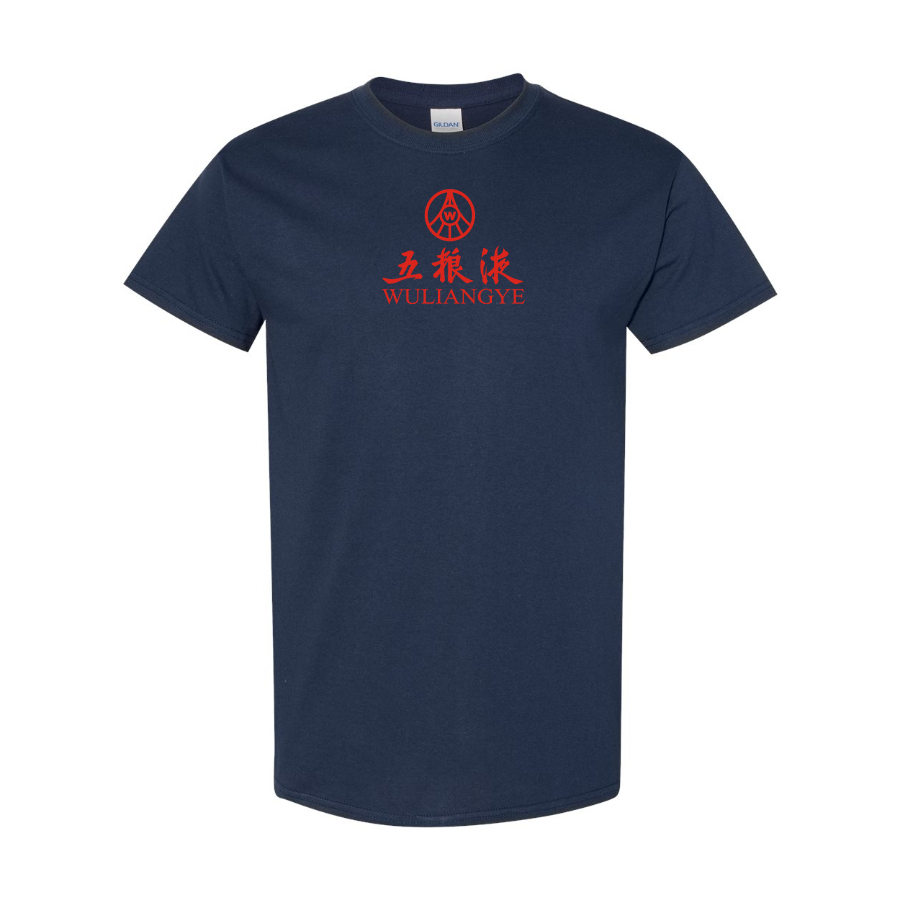 Men's Wuliangye Logo Cotton T-Shirt