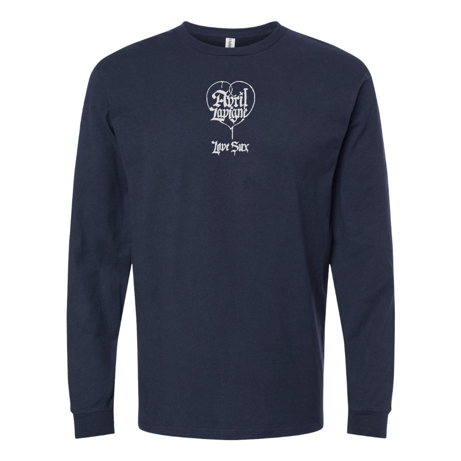Men's Avril Lavigne Logo Cotton Long Sleeve T-Shirt