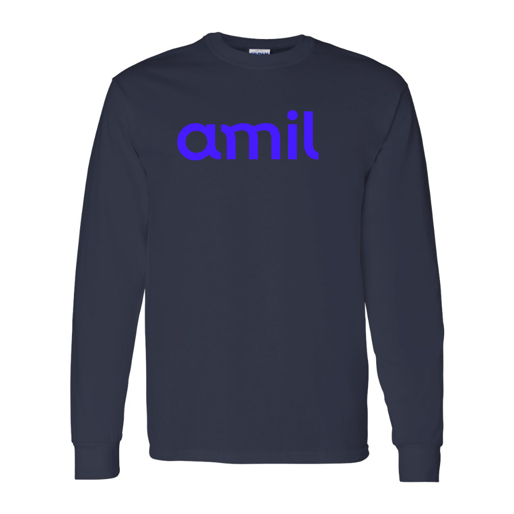 Men's Amil Gildan Heavy Cotton Long Sleeve T-Shirt