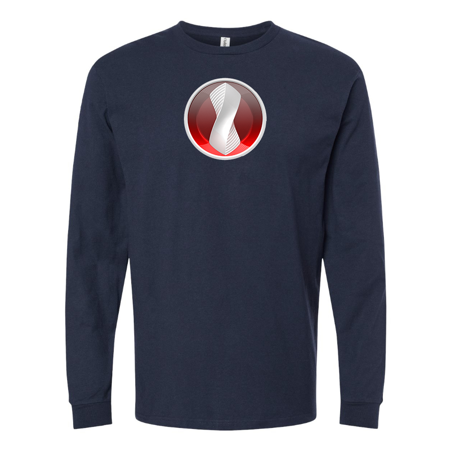 Men's Devon Motorworks Logo Cotton Long Sleeve T-Shirt