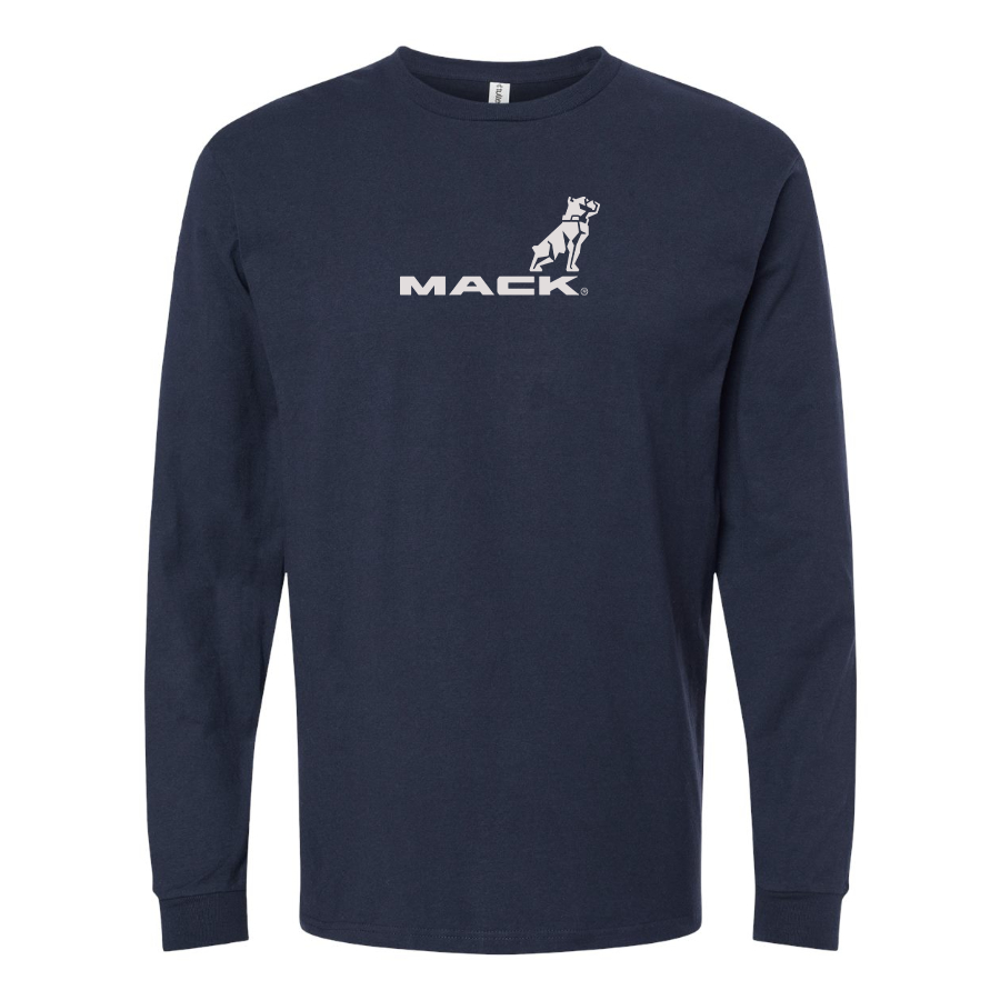 Men's Mack Logo Cotton Long Sleeve T-Shirt