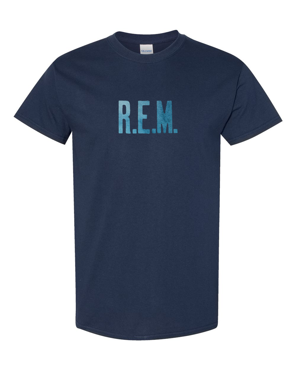 Men's R.E.M. Blue Gildan Heavy Cotton T-Shirt
