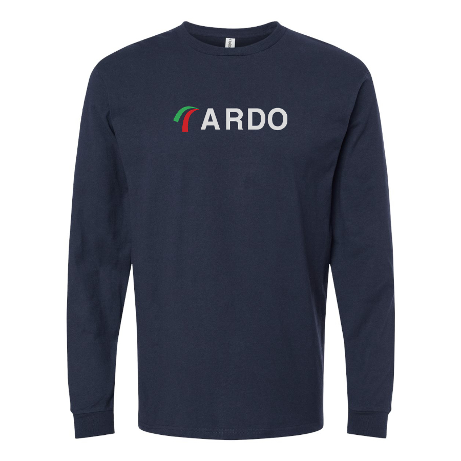 Men's Ardo Logo Cotton Long Sleeve T-Shirt