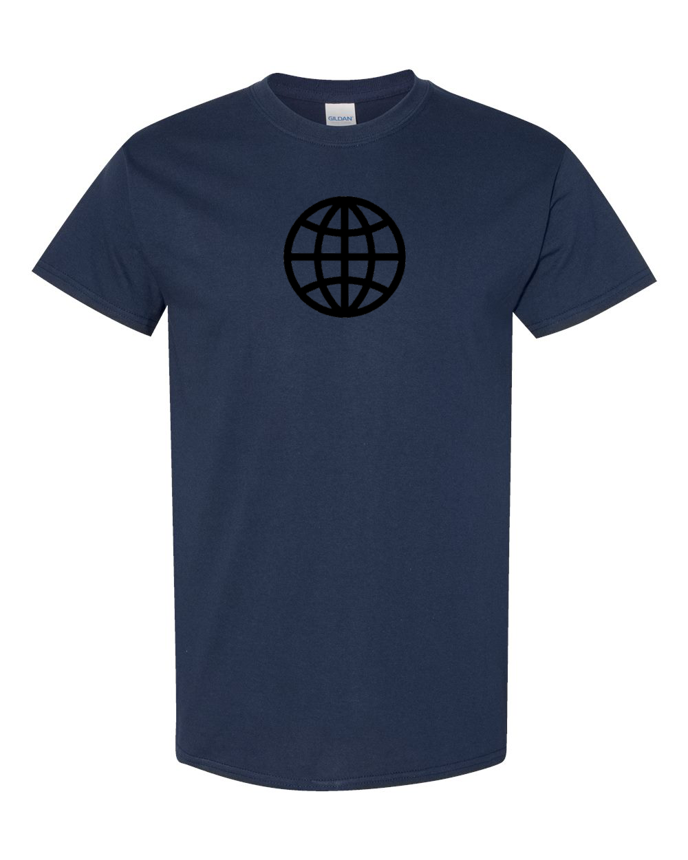Men's Internet Globe Gildan Heavy Cotton T-Shirt
