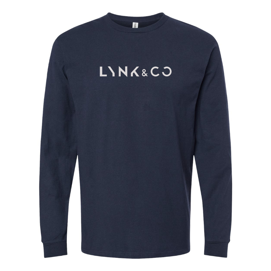 Men's Lynk Co Logo Cotton Long Sleeve T-Shirt