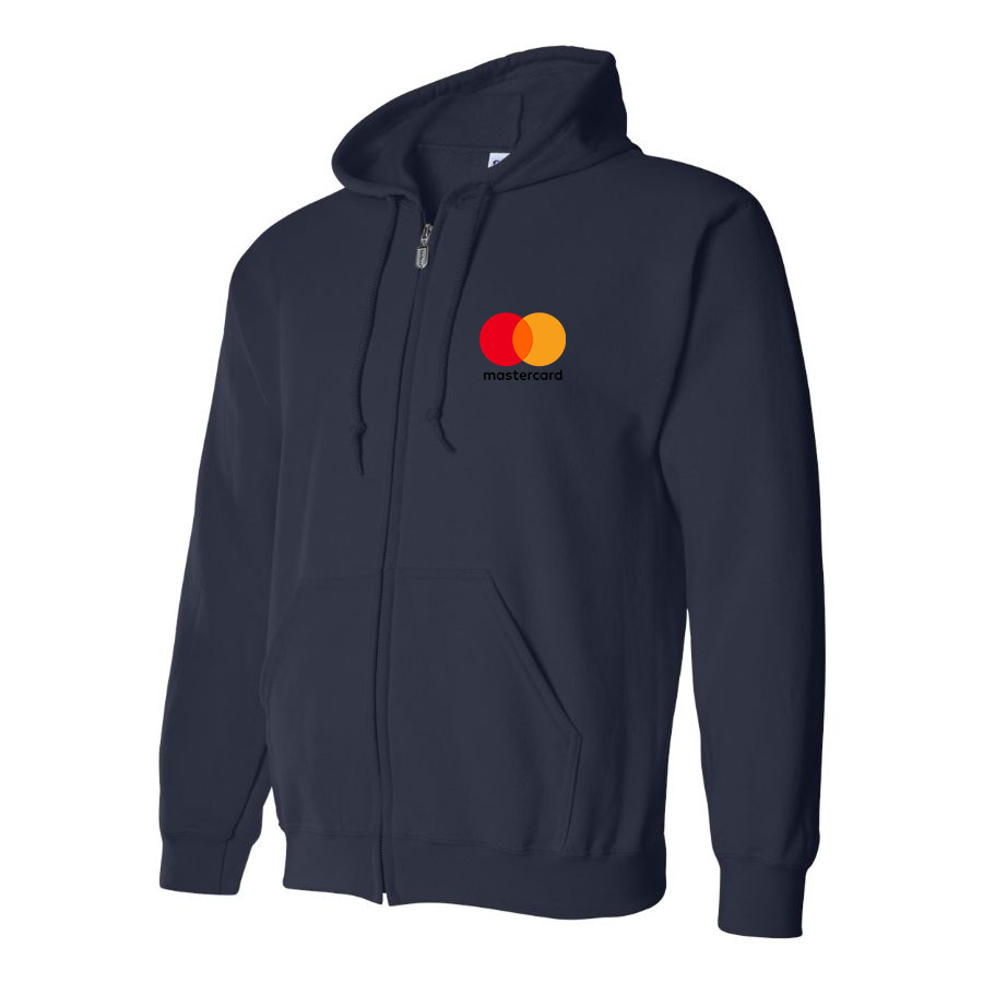 Men's Mastercard Logo Zipper Hoodie