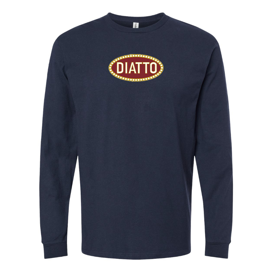 Men's Diatto Logo Cotton Long Sleeve T-Shirt