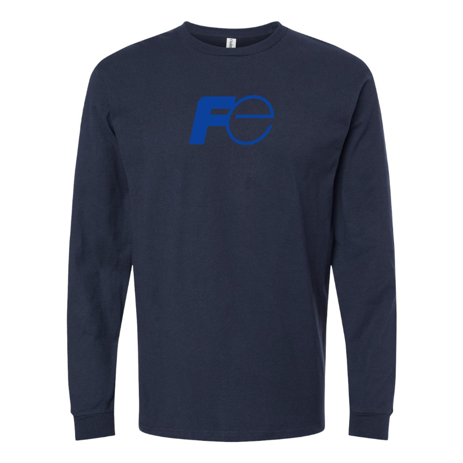 Men's Fuji-Electric Logo Cotton Long Sleeve T-Shirt