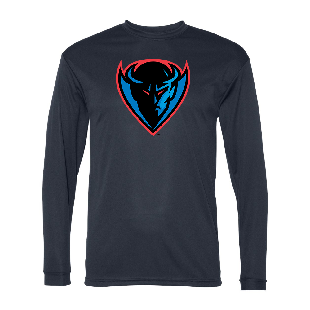 Men's DePaul Blue Demons Performance Long Sleeve T-Shirt