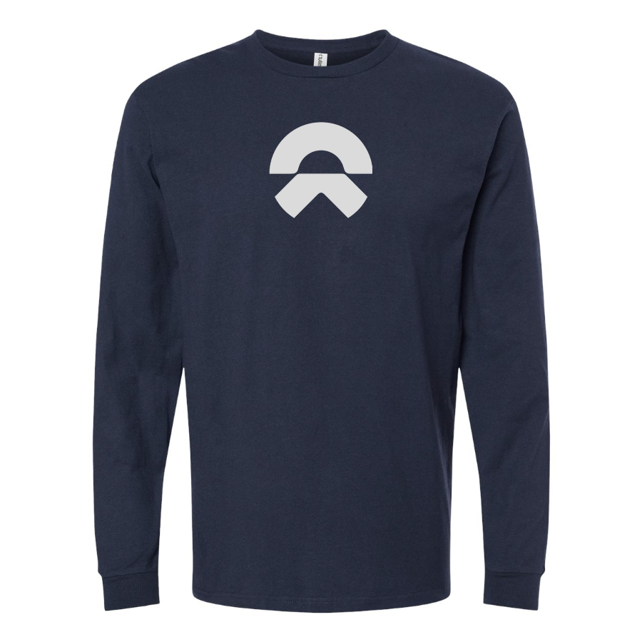 Men's Nio Logo Cotton Long Sleeve T-Shirt