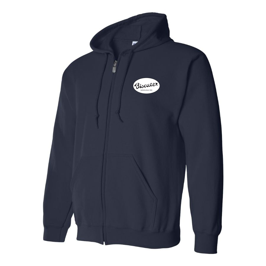 Men's Biscuter Logo Zipper Hoodie