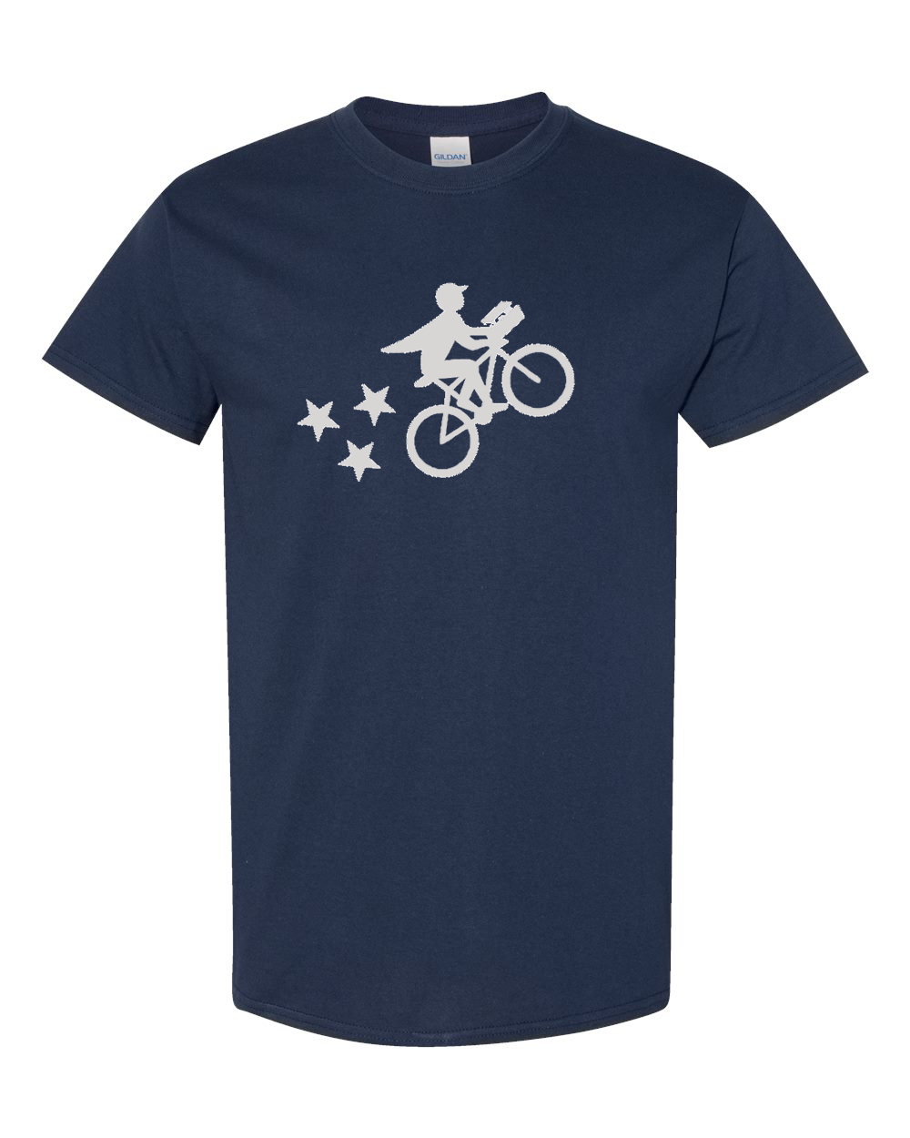 Men's Postmates Bike Gildan Heavy Cotton T-Shirt