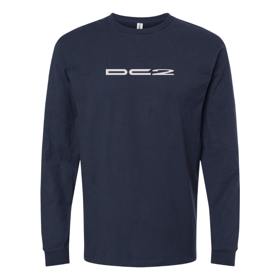 Men's DC2 Logo Cotton Long Sleeve T-Shirt