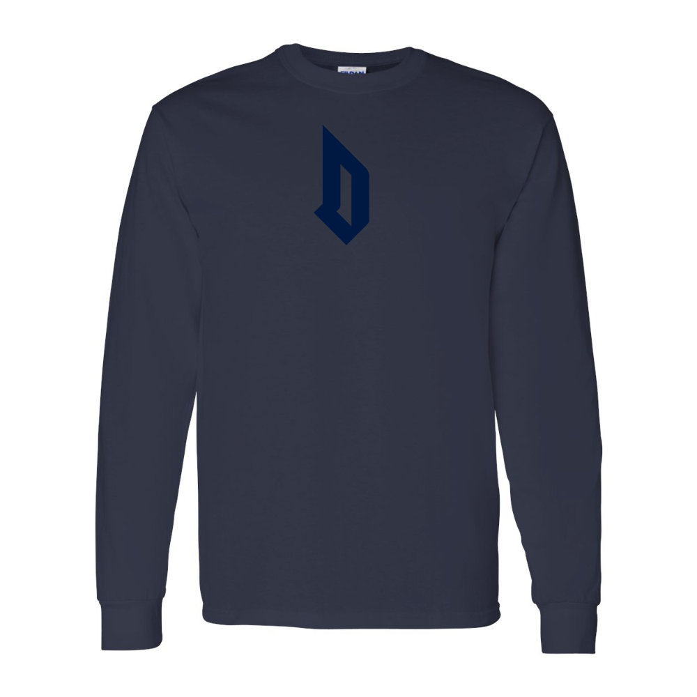 Men's Duquesne Dukes Gildan Heavy Cotton Long Sleeve T-Shirt