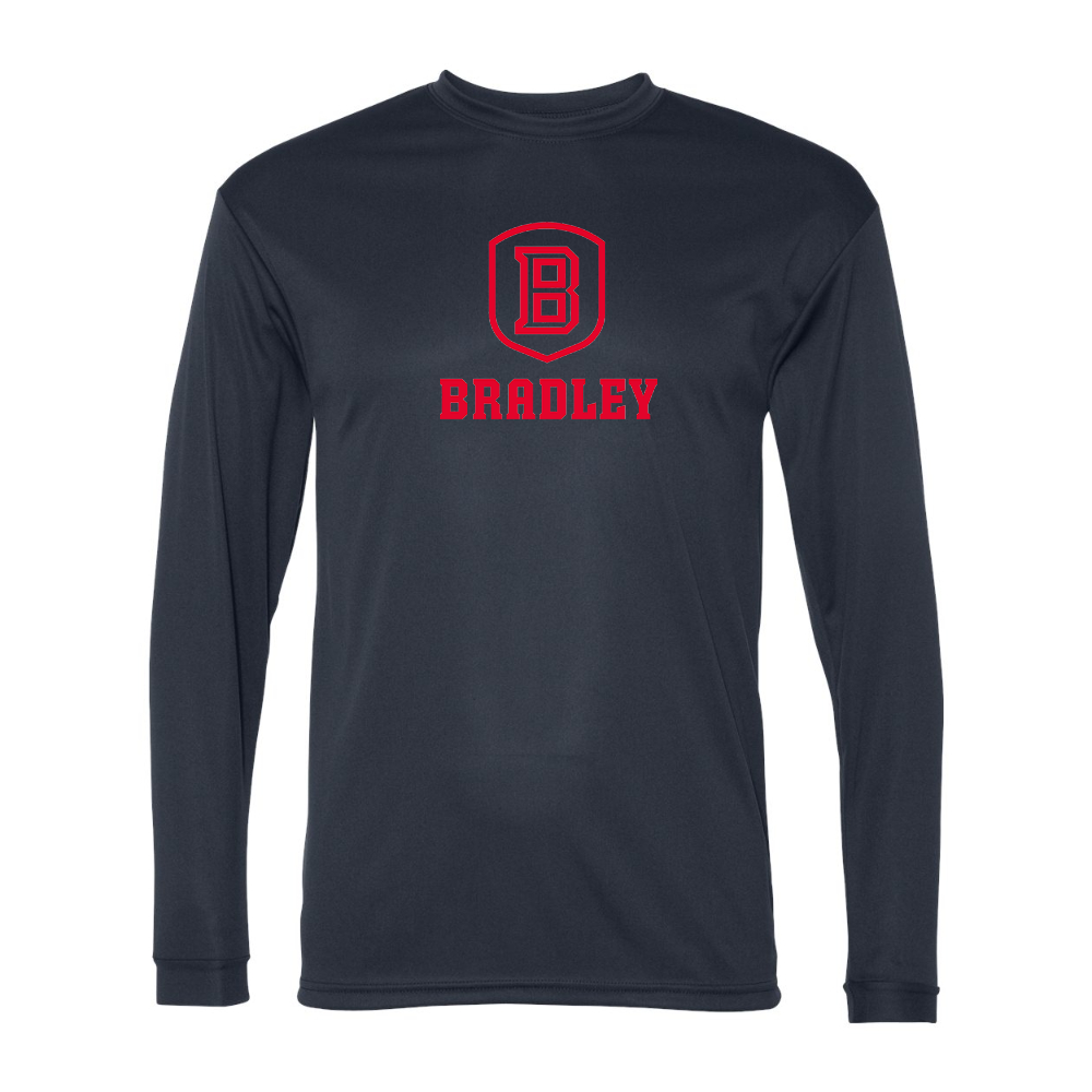 Men's Bradley Braves Performance Long Sleeve T-Shirt