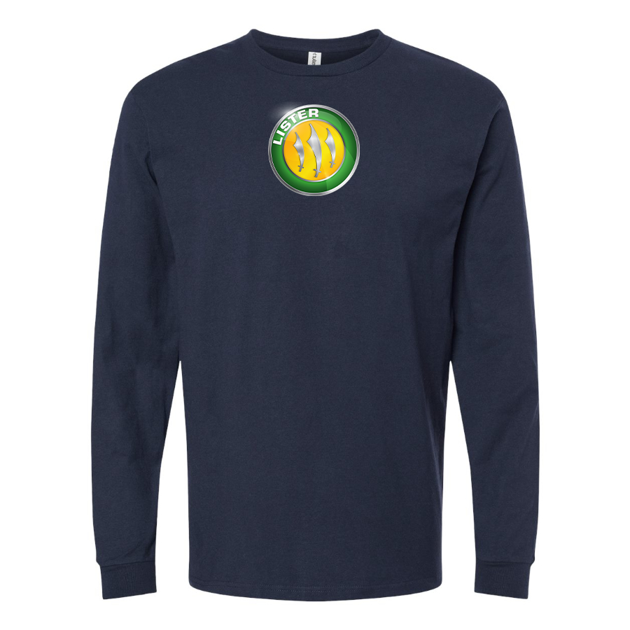 Men's Lister Motor Company Logo Cotton Long Sleeve T-Shirt