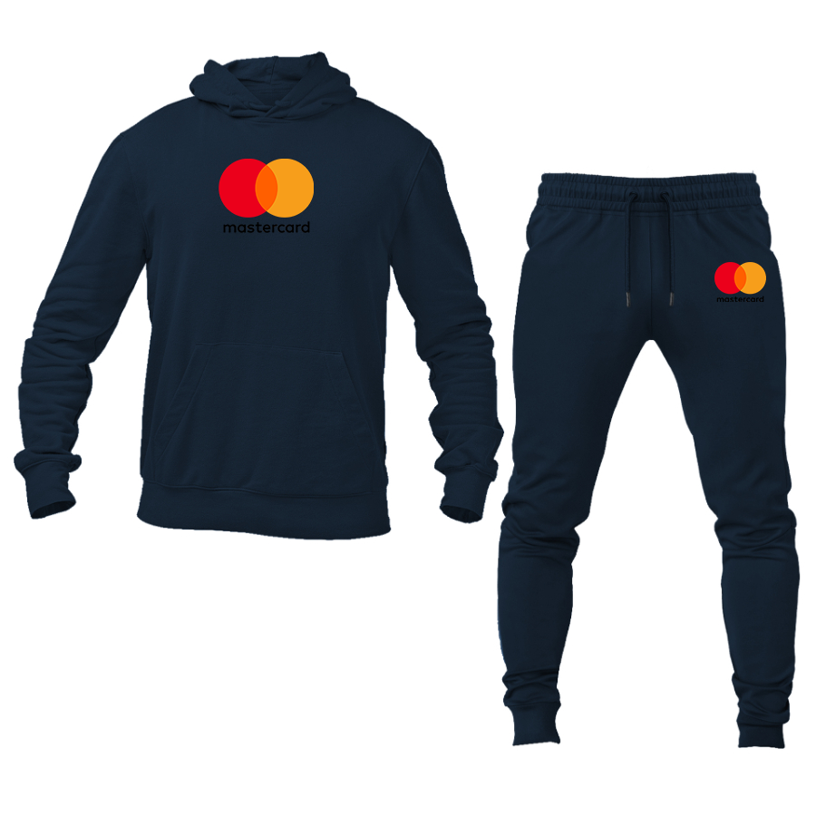 Men's Mastercard Logo Hoodie Joggers Set