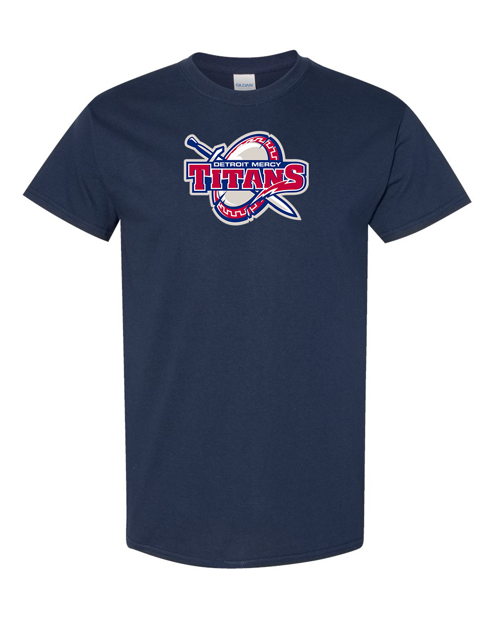 Men's Detroit Titans Gildan Heavy Cotton T-Shirt