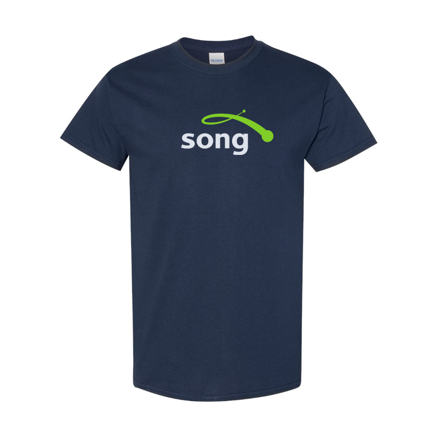 Men's Song Logo Cotton T-Shirt